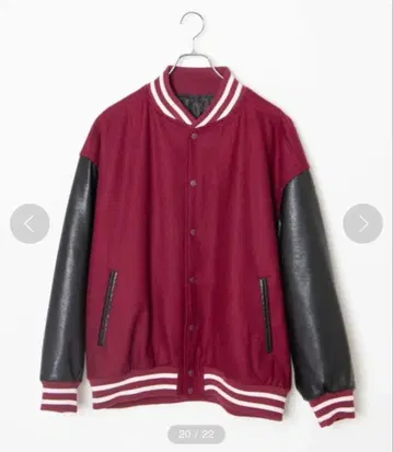 WEGO 퀼팅 바시티 자켓