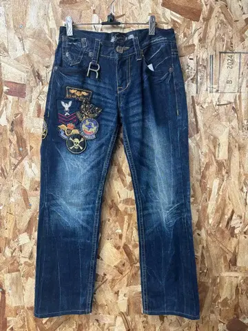 새상품급 Rude Pepper 다크 블루 데님 팬츠