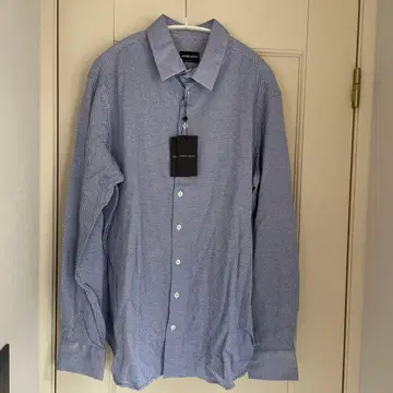 Giorgio Armani 체크 무늬 긴팔 셔츠