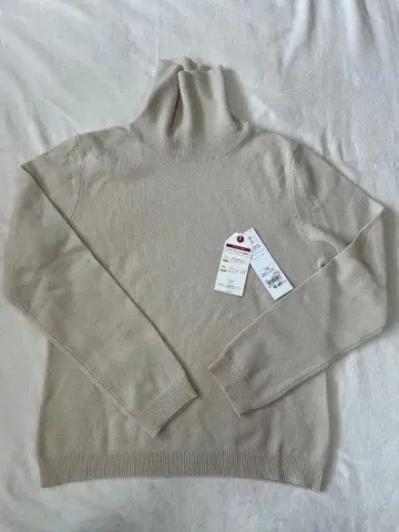 캐시미어 터틀넥 스웨터 L