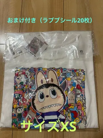 [ 새상품 미개봉 ] UNIQLO 러브브 T셔츠 XS 러브브 씰 덤 포함