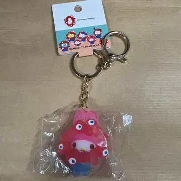 산리오 미야쿠미야쿠 변신 입체 마스코트 클리어 키링 마이멜로디