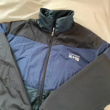 CONVERSE ALL STAR 나일론 자켓 네이비/블랙