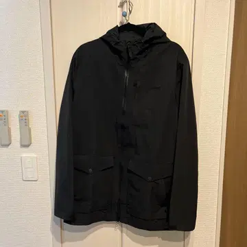 L.L.BEAN H2OFF 마운틴 후드티 자켓 남성용 L 블랙