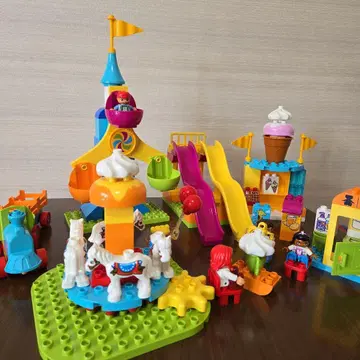 LEGO 레고 듀플로 커다란 놀이공원 10840 모든 부품 포함