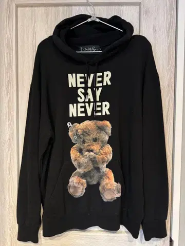 밀크보이 테디베어 후드티 L size 레어