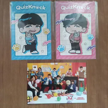 QuizKnock 동문 동언 전원 마네키네코 콜라보 드링크 엽서