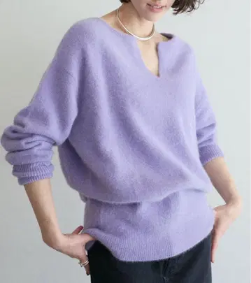 GALLARDAGALANTE 키넥 니트 퍼플