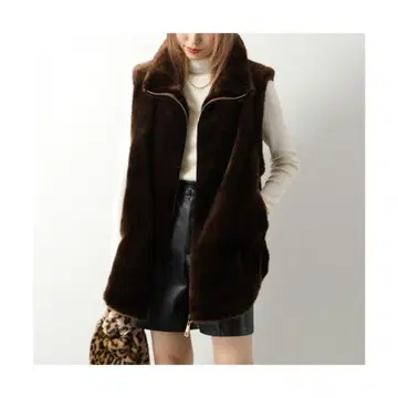 새상품급 두지엠 클라세 브라운 퍼 베스트 a point etc.