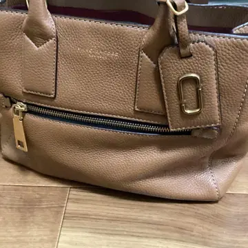 마크 제이콥스 브라운 가죽 핸드백 택 포함