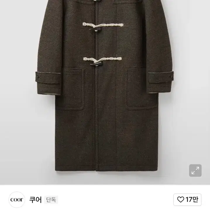 COOR | 쿠어 [S] COUR MTR Overfit Double Long Coat (Black) on