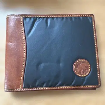 HUNTING WORLD 접이식 지갑 브라운/블랙