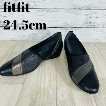 fitfit 핏핏 가죽 펌프스 24.5cm 블랙