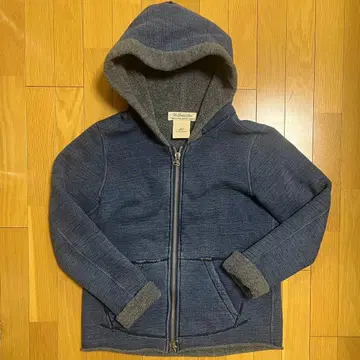 레미레리프 데님 컬러 울 보아 후드티