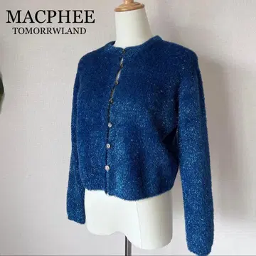 MACPHEE 맥피 라메 가디건 이번 시즌 미사용