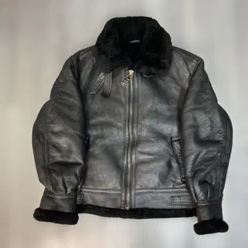 B-3 올 무스탕 자켓 M 플라이트 자켓