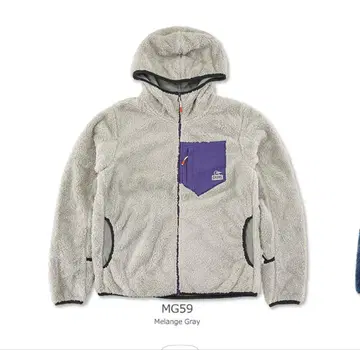 참스 본딩 플리스 지퍼 후드티