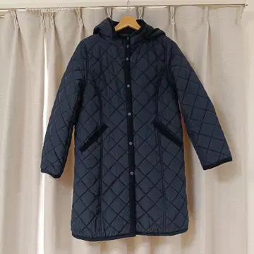 [ 새상품급 ] BEAMS HEART 네이비 퀼팅 자켓 S