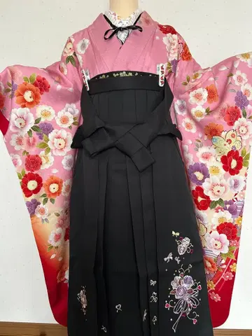 고급 후리소데, 하카마 세트 새상품급