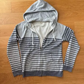 RonHerman 그레이 스트라이프 후드티 L