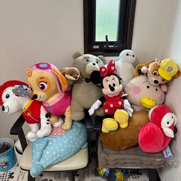 봉제 인형 세트 (미니 마우스 외)