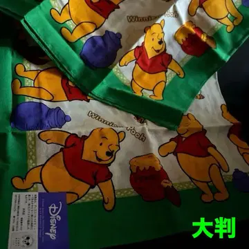 [ 미사용 새상품 ] 레트로 푸우 반다나 손수건