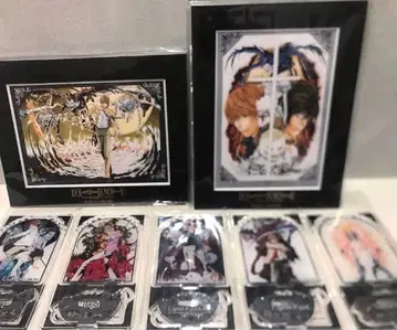 데스노트 아크릴 스탠드와 파인 매트 합계 7점