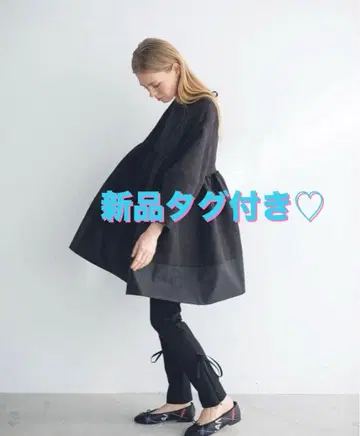 cen. 자카드 튜닉 미사용 새상품 블랙