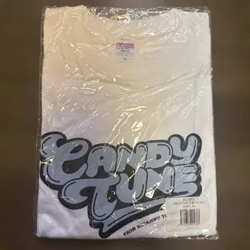 CANDY TUNE 스테디셀러 Tee ver.2 화이트 XL