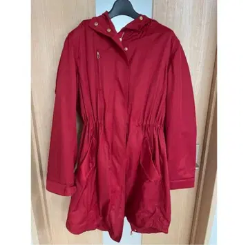 클리어 임프레션 코트 빨간색