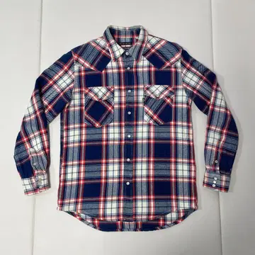 BLUE BLUE INDIGO DYE 인디고 염색 플란넬 셔츠