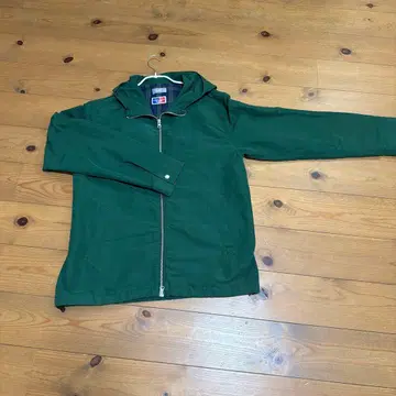 SHPS 나일론 자켓 후드 부착 그린