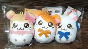 봉제 인형 키링 3개 세트 리본 머플러