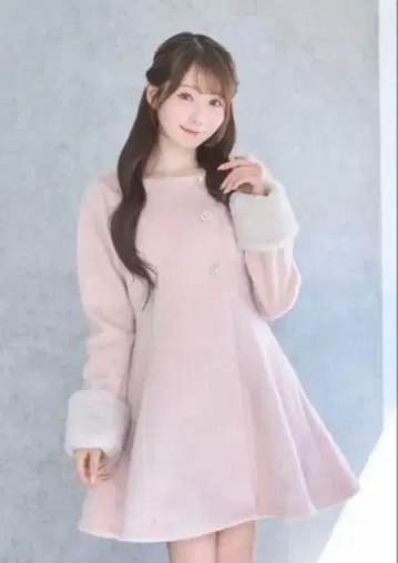 로제 뮤즈 로제뮤 Tippet set flare coat