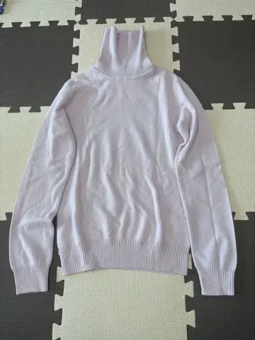 UNIQLO 캐시미어 터틀넥 스웨터 S 핑크