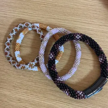 릴리앤롤라 비즈 캐주얼 팔찌 4개 세트