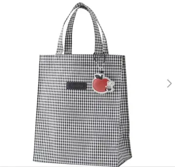 파밀리아 토트백 블랙 체크