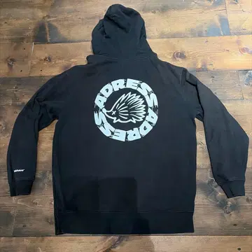 클럽하우스 clubhous 블랙 후드 부착 맨투맨 XL