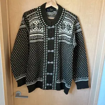 vintage 티롤리안 니트 가디건