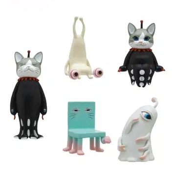 히구치 유코 피규어 마스코트 5종 스터브 히토츠메 보리스 잡화점