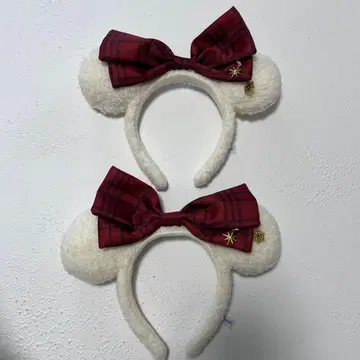 디즈니 크리스마스 2025 릴린링 머리띠 2개 세트