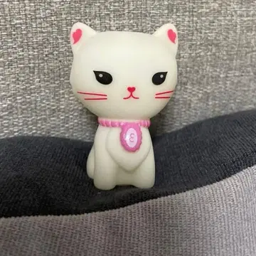 [ 레어 상품 ] 엘레강트한 고양이 입상 완구 인형 화이트 고양이