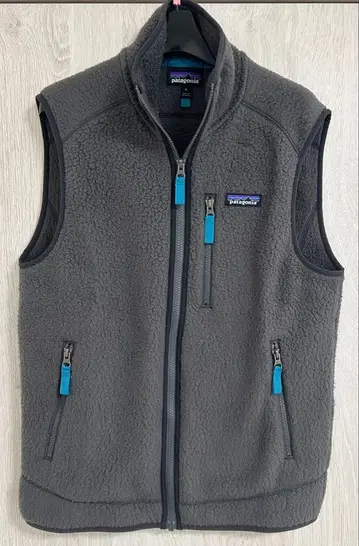 Patagonia 레트로 파일 베스트 그레이 블루 S 사이즈 파타고니아