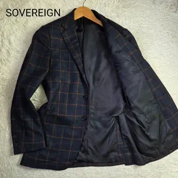 컨디션 최상 소버린 테일러드 자켓 울 캐시미어 실크 삼자혼 S