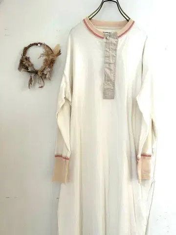 빔즈 보이 린넨 버튼 롱 원피스 빔즈 보이