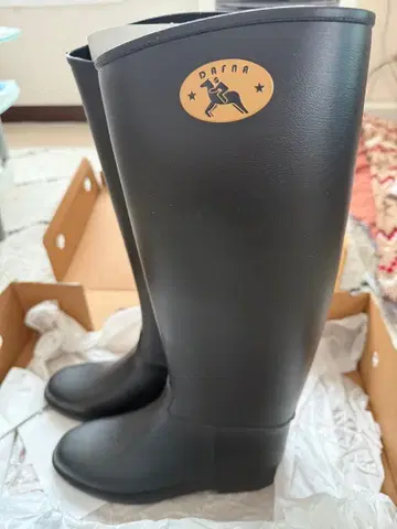 [ 새상품급 ] 더프나 레인부츠 / 블랙 24.5cm