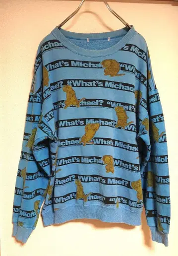 What's Michael? 고양이 트레이닝복 왓츠 마이클 빈티지