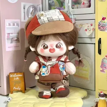 20cm 봉제 인형용 옷 갈아입기 의류 세트 활 옷 5점 세트