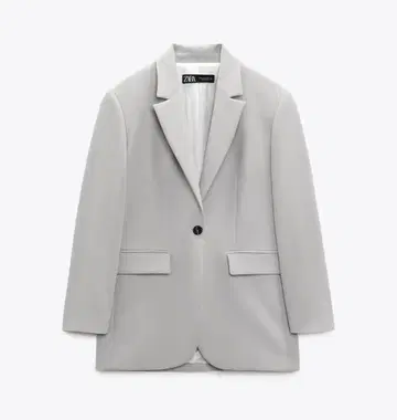 ZARA 그레이 오버 사이즈 자켓