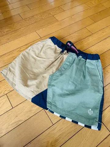 aldies 플레어 스커트 베이지 그린 s 사이즈